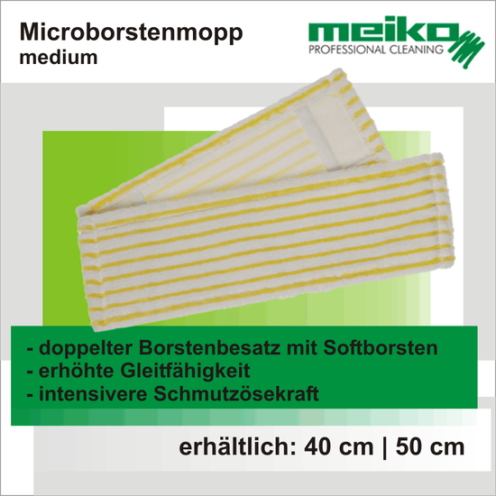Microborstenmopp medium I Meiko Textil