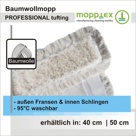 Baumwollmopp PROFESSIONAL tufting I Mopptex