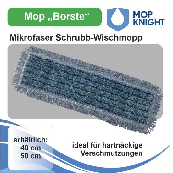 Mop Borste | Mikrofaser Wischmopp I Mop Knight