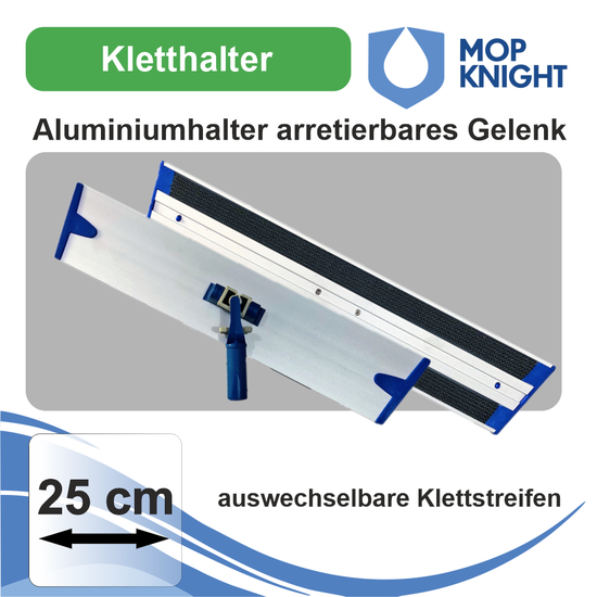 Kletthalter | Aluminium | Mop Knight 25 cm