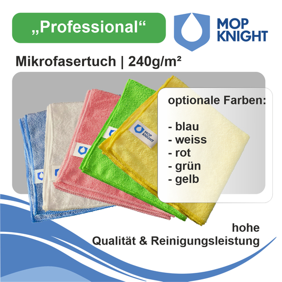 Mikrofasertuch Professional | 40x40 cm I Mop Knight