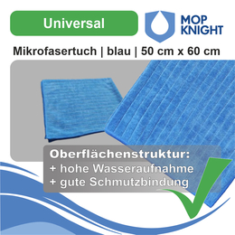 Mikrofasertuch Universal | 50x60 cm I Mop Knight