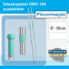 Teleskopstiel ORO 184 ausziehbar 97 bis 184 cm