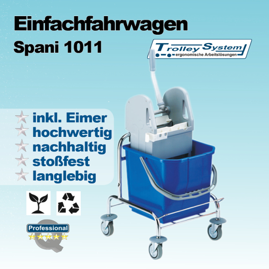 Einfachfahrwagen Spani 1011 verchromt Trolley-System