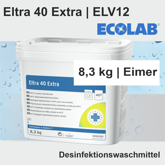 Eltra 40 I 8,3 kg Desinfektionswaschmittel ELV12 I Ecolab