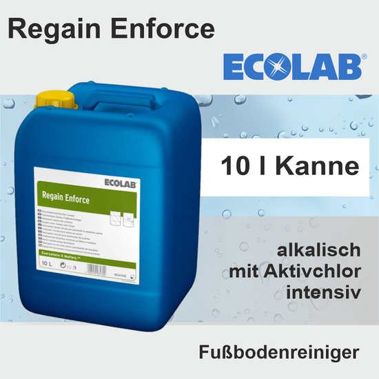 Ecolab Regain Enforce 10l Eolab Fußbodenreiniger, alkalisch