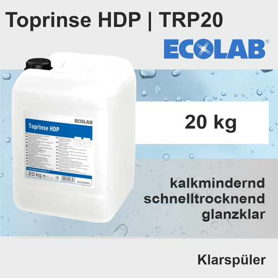 Ecolab Toprinse HDP Klarspüler 20kg TRP20