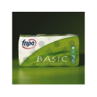 Toilettenpapier 2-lagig weiß 8er Pack, Fripa