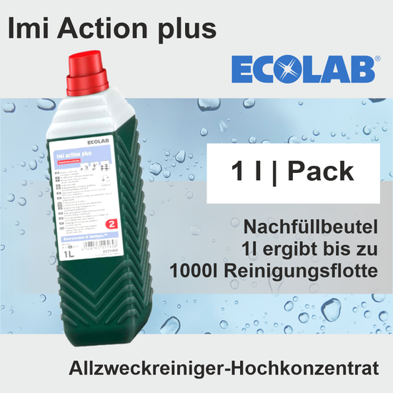 Imi action plus Nachfüllbeutel 1l I Ecolab
