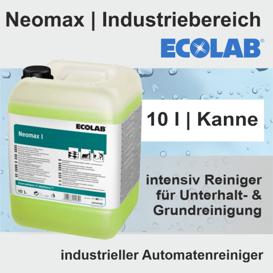 Neomax Automatenreiniger 10 l Industriebereiche