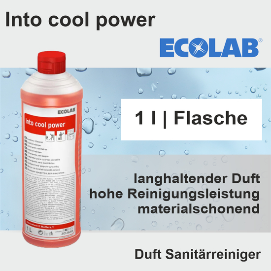 Into cool power Duft Sanitrreiniger I 1l ICO12 I Ecolab