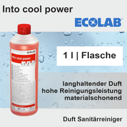Into cool power Duft Sanitärreiniger I 1l ICO12 I Ecolab