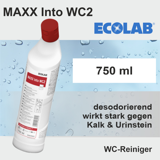 Maxx Into WC 2 WC-Reiniger I 750ml I Ecolab