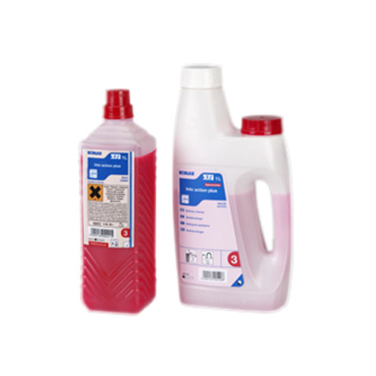 Into action plus Sanitrreiniger Nachfllung Packung 1l I Ecolab