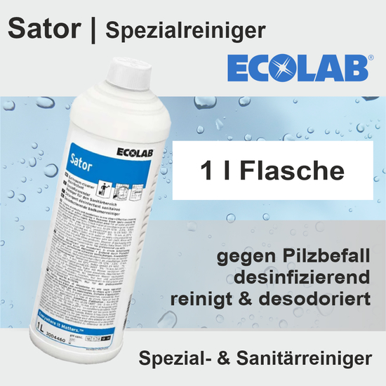 Sator Spezialreiniger Sanitrreiniger I 1l I Ecolab