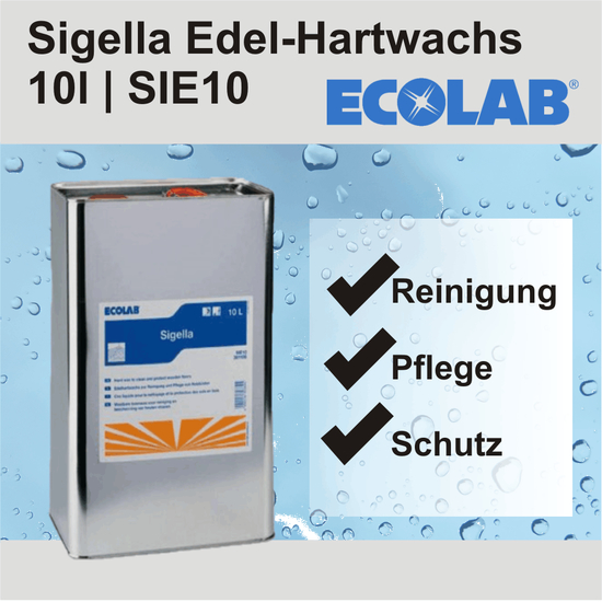 Sigella Edel-Hartwachs I 10l SIE10 I Ecolab
