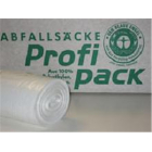 Abfallbeutel LDPE 60 l Hostess weiß 385 x 245 x 850, 40 Sack pro Rolle
