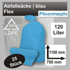 Abfallsäcke 120 l blau 25 Stück Flex