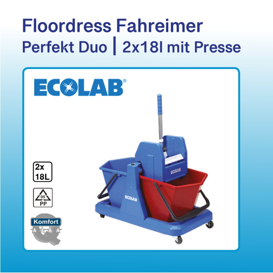 Floordress Fahreimer Perfekt Duo 2 x 18 l mit Presse
