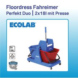 Floordress Fahreimer Perfekt Duo 2x18l mit Presse I Ecolab