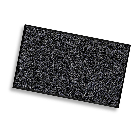 Floormagic Schmutzfangmatte 90 x 150cm Schwarz meliert