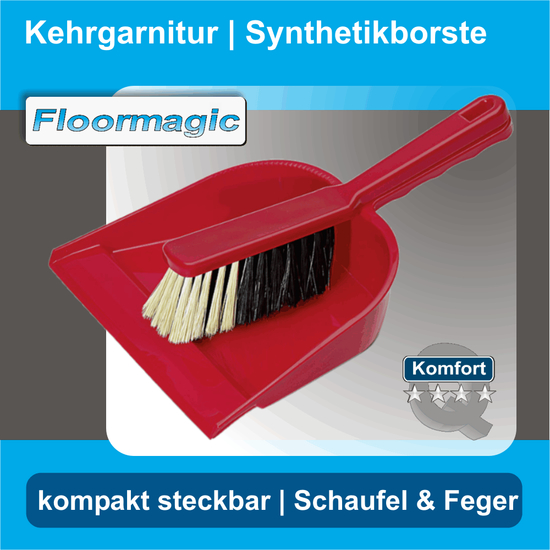 Kehrgarnitur Synthetikborste I Floormagic