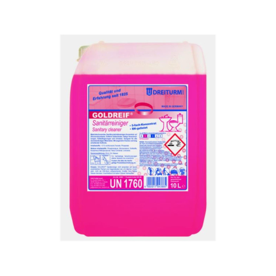 GOLDREIF SANITÄRREINIGER - 5-fach-Konzentrat 10 l - 4388 Dreiturm