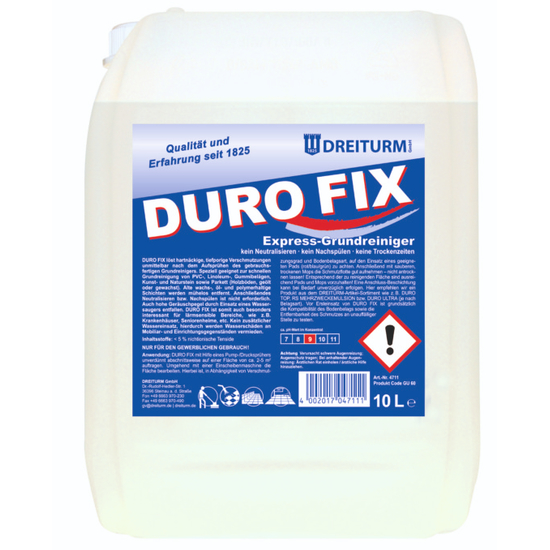 Duro Fix Grundreiniger 10l - 4711 I Dreiturm