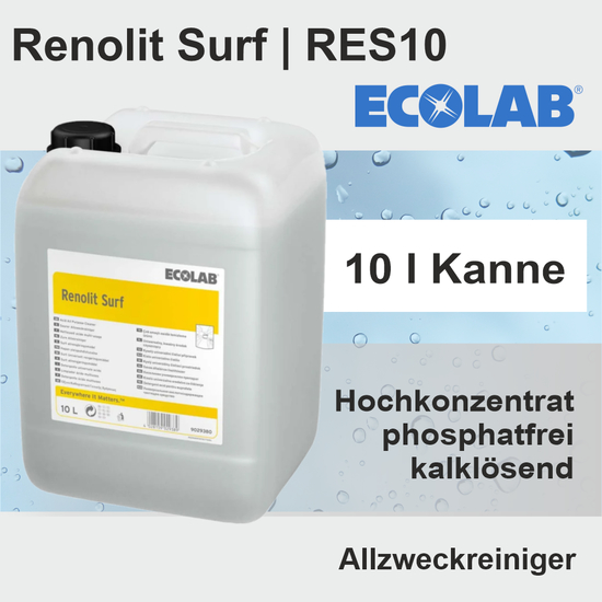 Renolit Surf 10l Allzweckreiniger RES10 I Ecolab