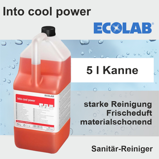 Into cool power Duft Sanitrreiniger I 5l I Ecolab