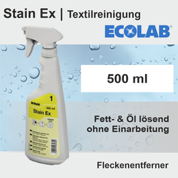 Stain Ex 1 I 0,5l Fleckenentferner gegen Fett -/ölhaltige...