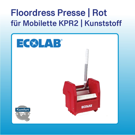 Floordress Presse rot Kunststoff KPR2R I Ecolab