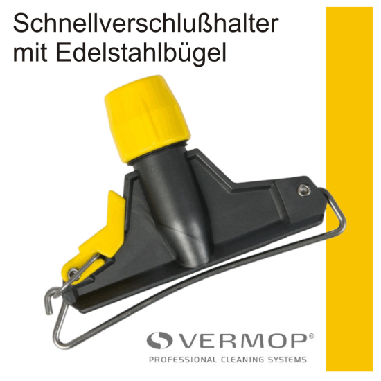 Schnellverschlußhalter mit Edelstahlbügel
