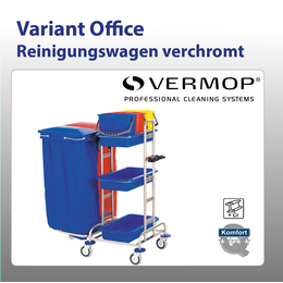 Variant Office Reinigungs-Wagen verchromt I Vermop