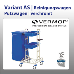 Variant AS verchromt Reinigungswagen I Vermop