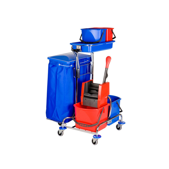 Vermop Varietta Plus 2 kpl. 1x120l Reinigungswagen Putzwagen