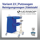 Variant 23 Edelstahl Reinigungswagen Putzwagen
