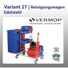 Variant 27 Reinigungswagen Edelstahl