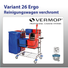 Variant 26 Ergo Reinigungswagen verchromt