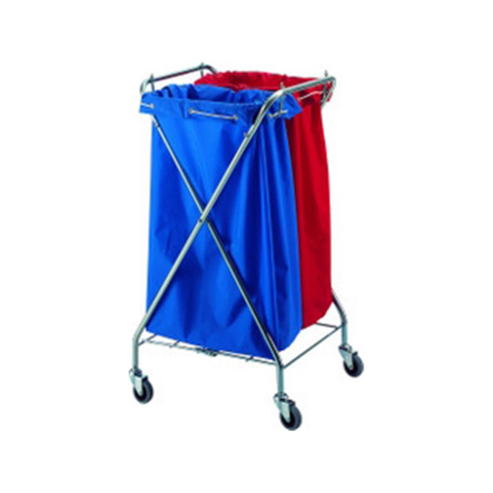 Papierwagen X-Form mit Halterahmen 2 x 70 l