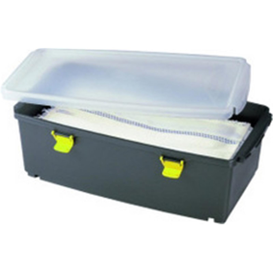 Moboxx anthrazit mit gelben Clips