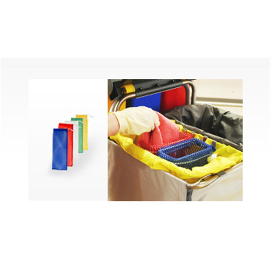 Vermop Wäschenetz blau 40l mit Kordel und Verschluß - 10...