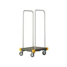 Equipe Grundgestell M 2 Holme, 4 Räder 100 mm