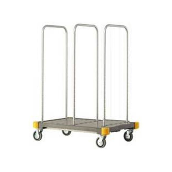 Vermop Equipe Grundgestell L 3 Holme, 4 Räder 125mm