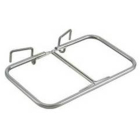 Equipe Halterahmen 2 x 60 l Standard, Edelstahl