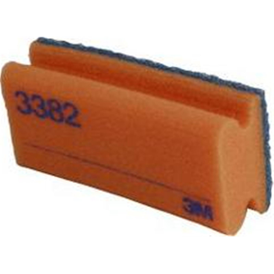 20 Stück 3M Brittex Scheuerschwamm 3382 orange/grün 7x15cm