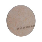 Top-Line weiß-meliert 43 cm Hochglanz-Polierpad