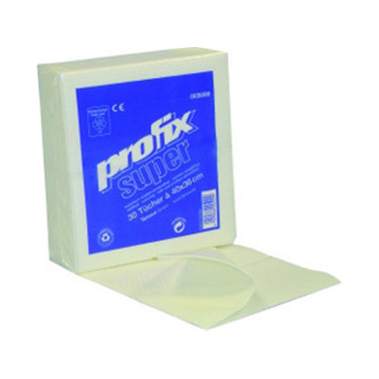 Profix super wei 36x40cm 20x30 Tcher Einweg Putz-/Wischtuch I Temca