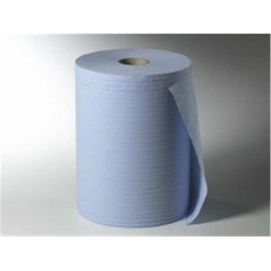 Industrieputztuchrolle 38x36cm Tissue blau 2lg 2 Rollen  1000 Tcher I Temca