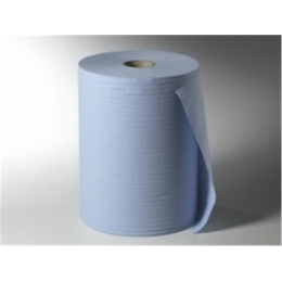 Industrieputztuchrolle 22 x 36 cm Tissue blau 3lg 2...